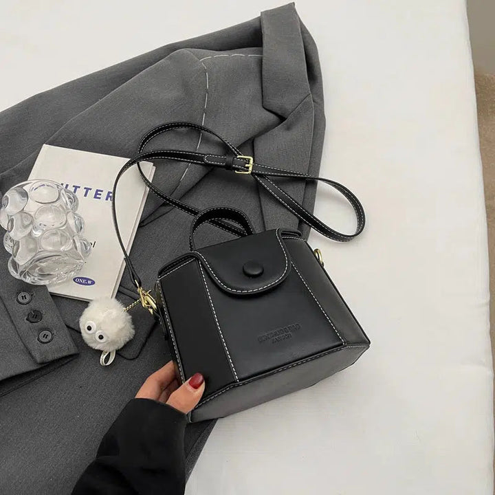 Stylish Box-Shaped Crossbody Bag