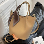 Stylish Bucket Shaped Leather Bag