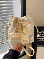 Stylish Embroidered Bucket Bag