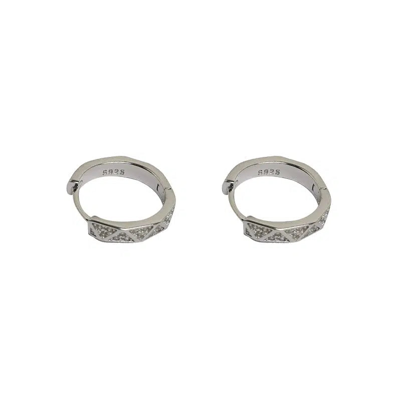 Stylish Geometric Hoop Earrings