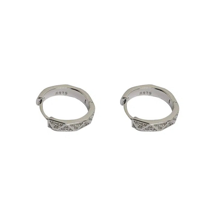 Stylish Geometric Hoop Earrings