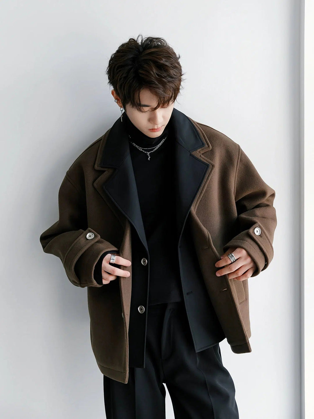 Stylish wool coat on sale