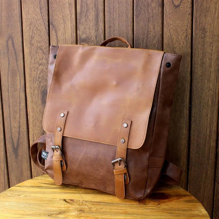 Stylish Leather Backpack