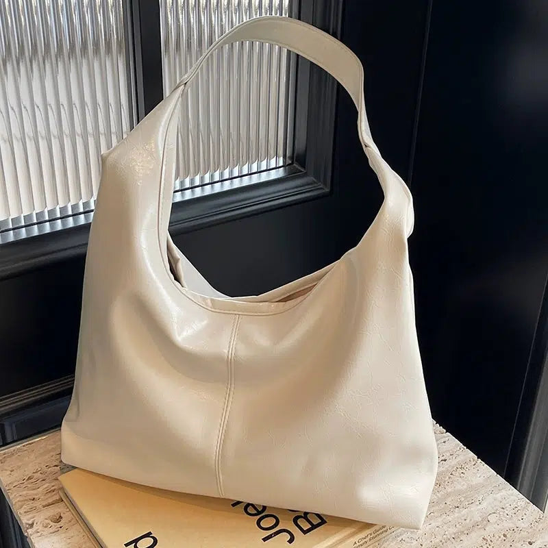 Stylish Leather-Look Tote Bag