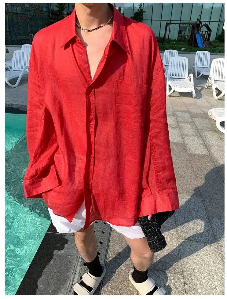 Stylish Long-Sleeve Casual Shirt