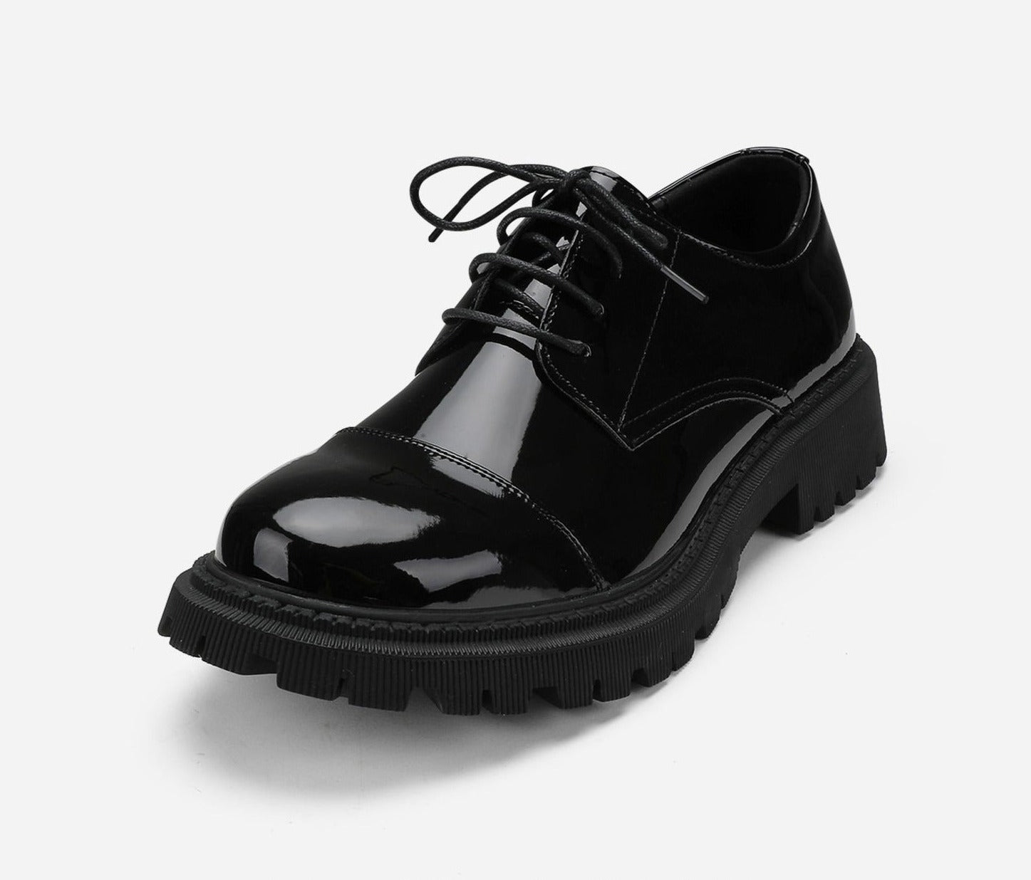 Stylish Patent Leather Casual Shoes