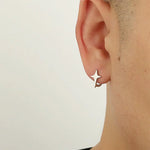 Stylish Star Hoop Earrings