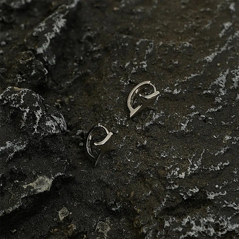 Stylish Star Hoop Earrings