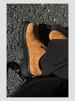 Stylish Suede Lace-Up Casual Shoes