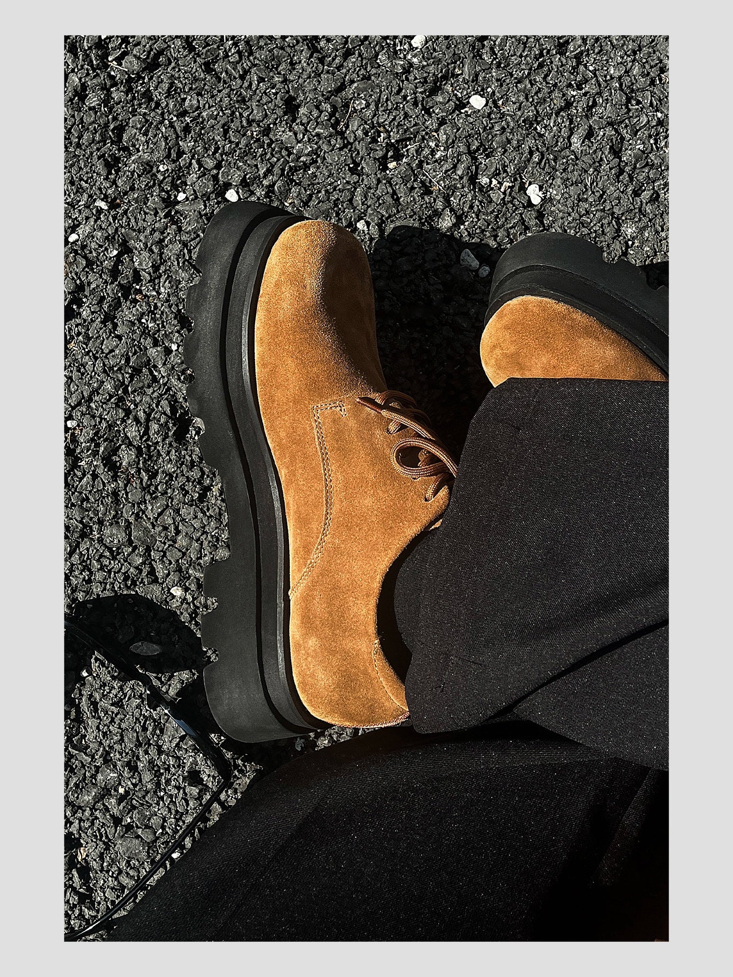 Stylish Suede Lace-Up Casual Shoes