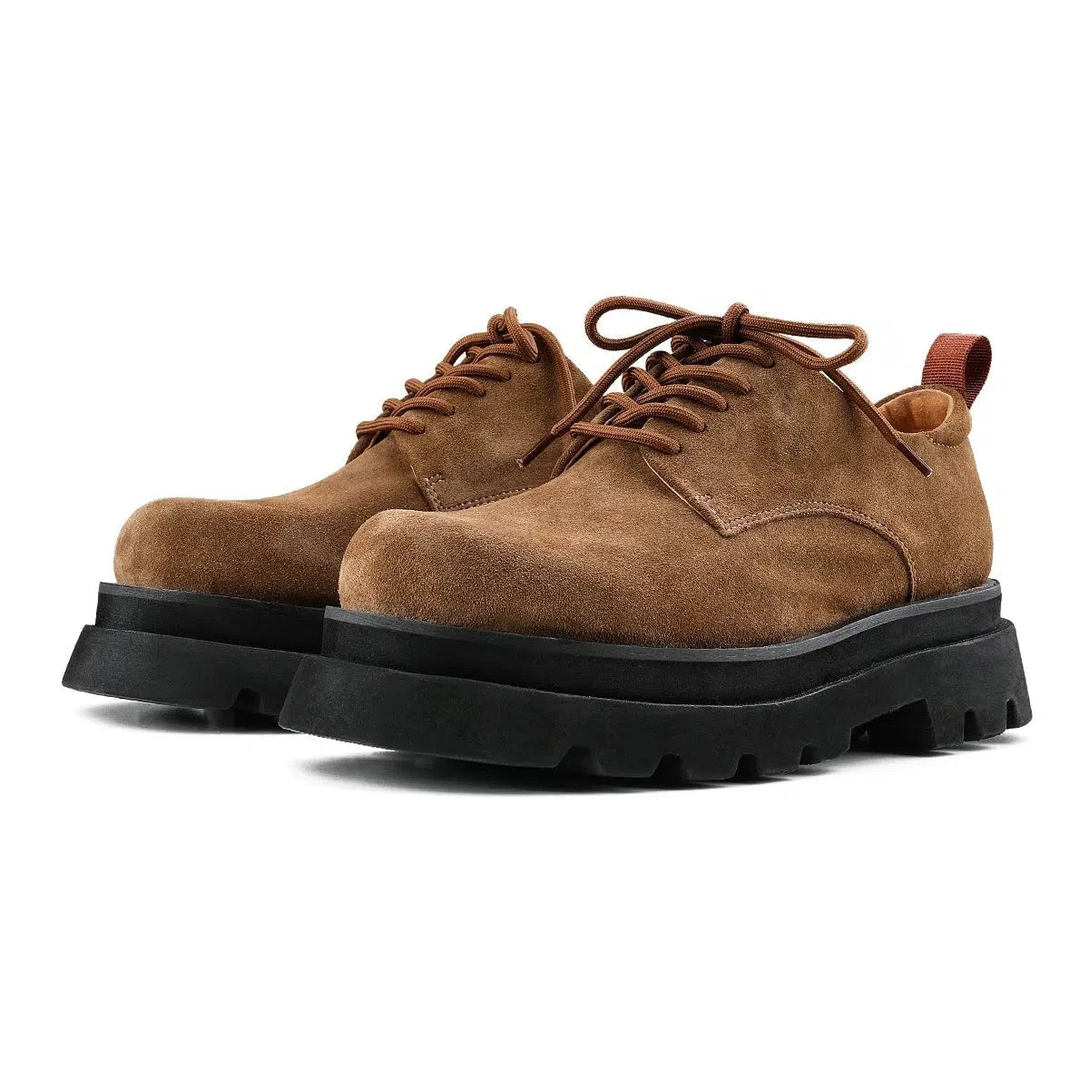 Stylish Suede Lace-Up Casual Shoes