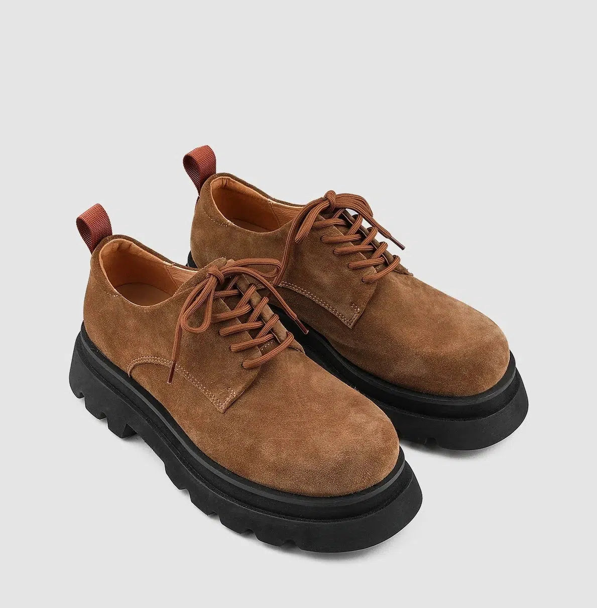 Stylish Suede Lace-Up Casual Shoes