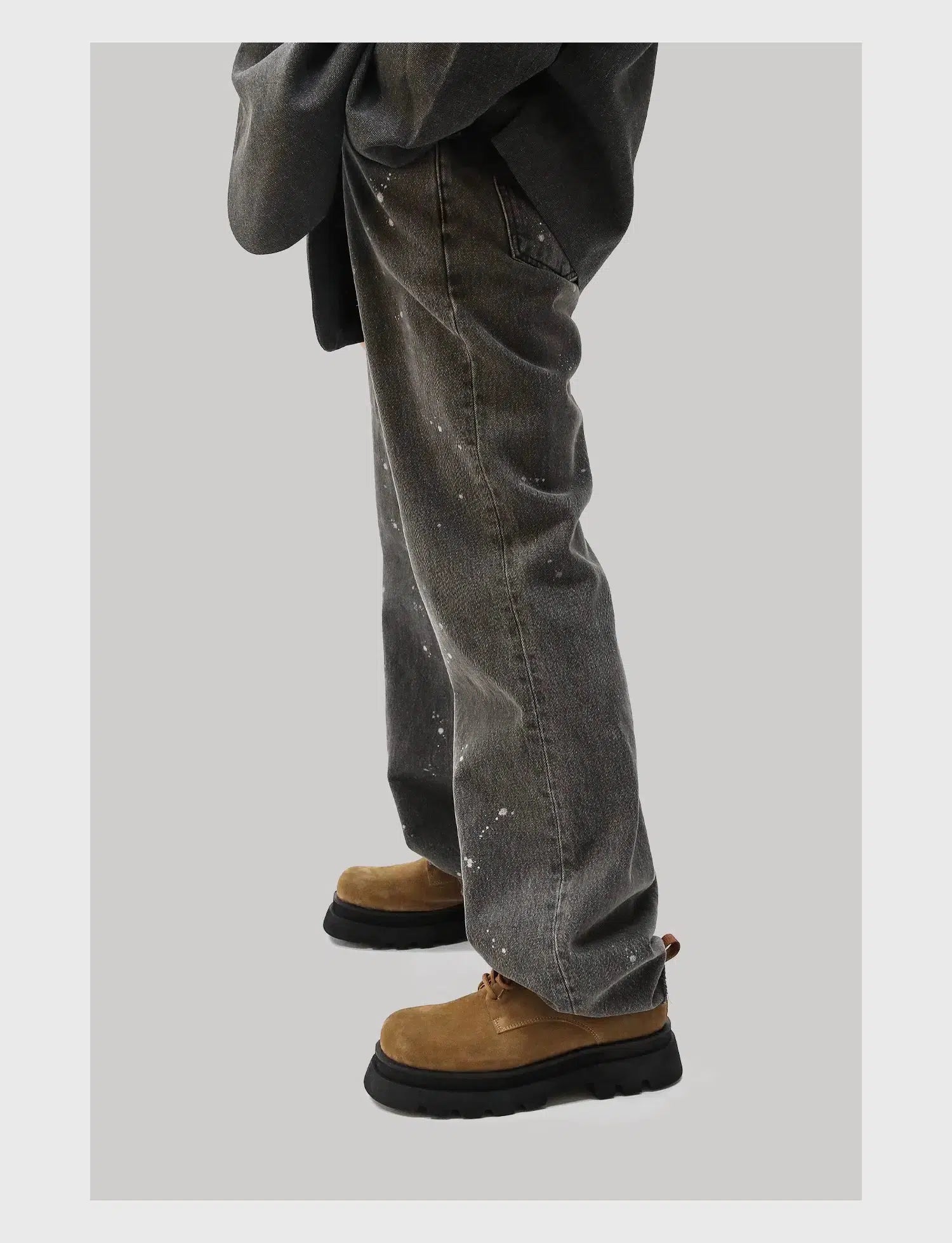 Stylish Suede Lace-Up Casual Shoes