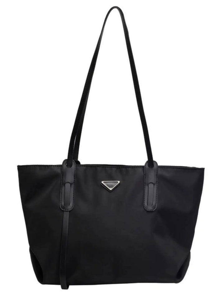 Stylish Triangular Logo Tote Bag