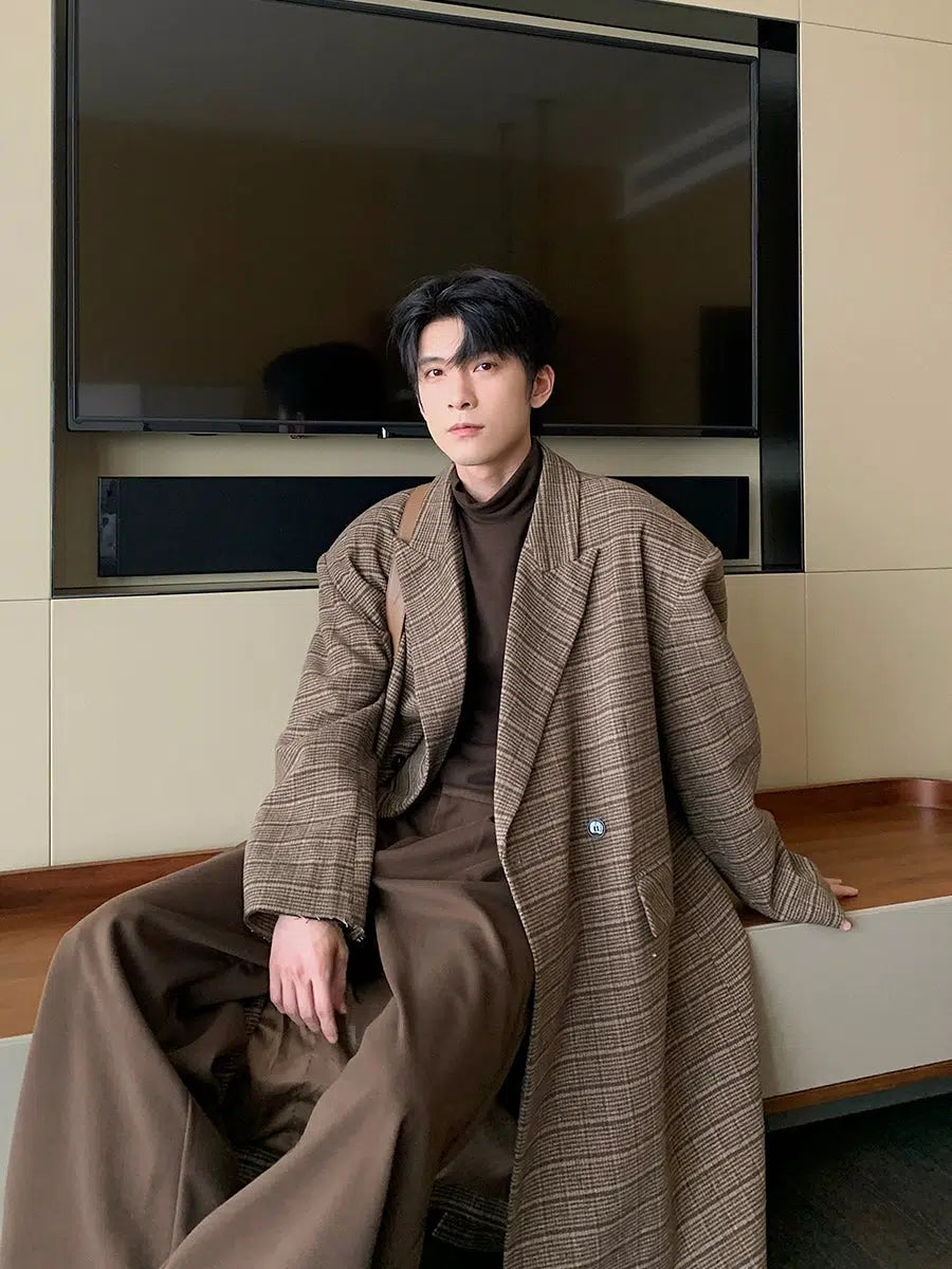 Stylish Woolen Long Coat