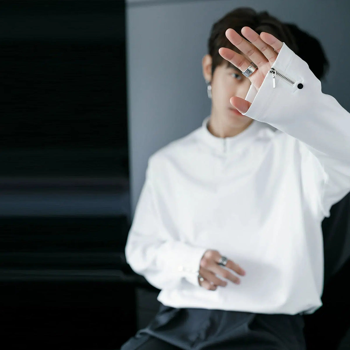 Stylish Zip-Up Pullover