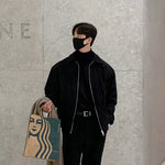 Suede Lapel Thickened Short Jacket