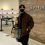 Suede Lapel Thickened Short Jacket