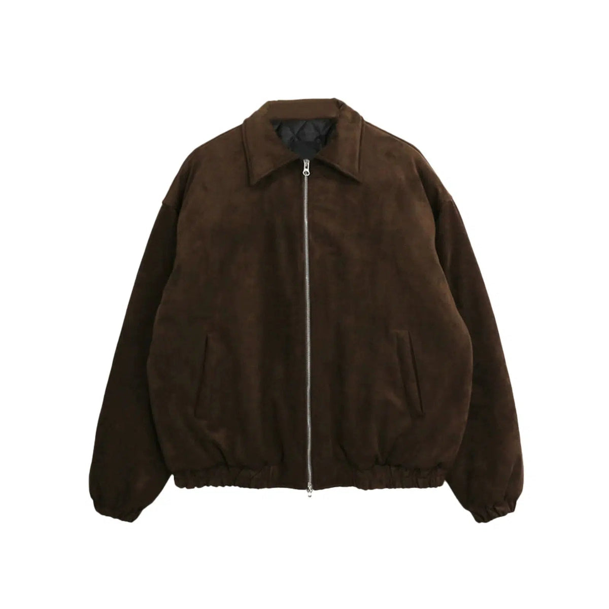 Suede Lapel Thickened Short Jacket