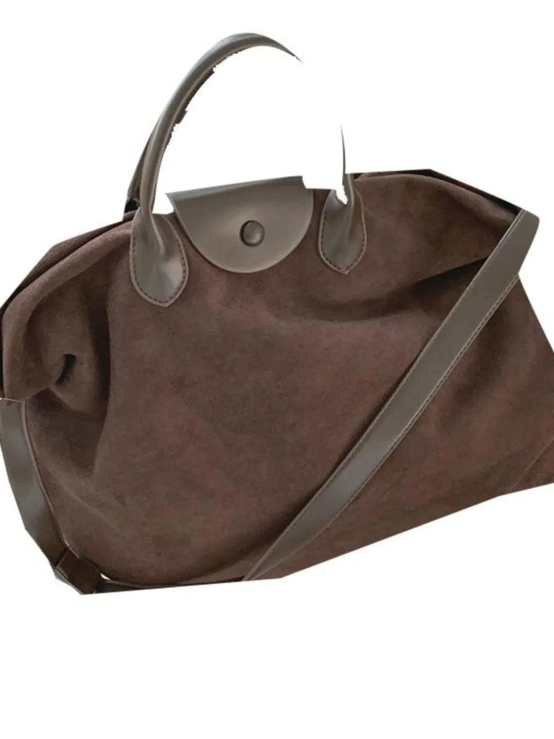Suede Large Capacity Crossbody Bag