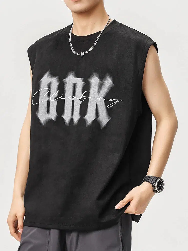 Suede Stretch Tank Top