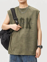 Suede Stretch Tank Top