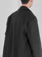 Suit Collar Mid-length Woolen Coat