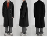 Suit Collar Mid-length Woolen Coat