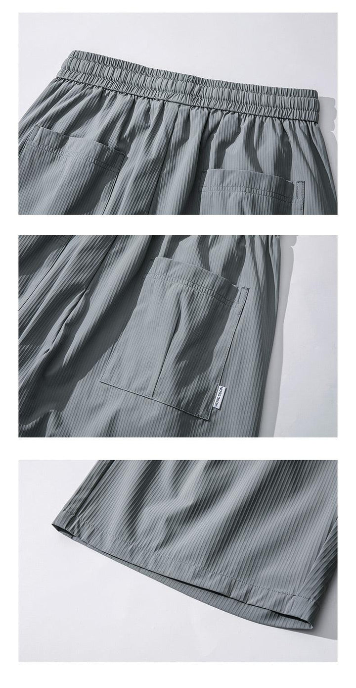 Summer Breathable Ice Silk Shorts
