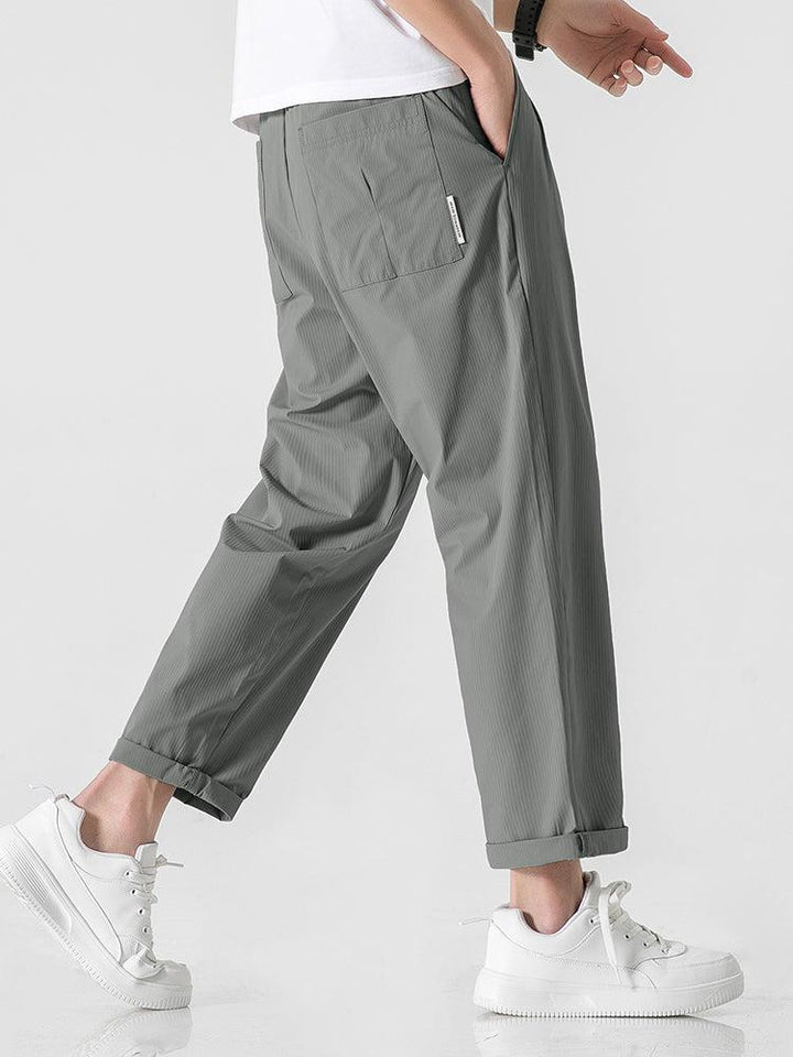 Summer Ice Silk Drawstring Pants