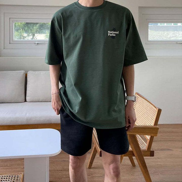 Summer Letter Printing T-shirt