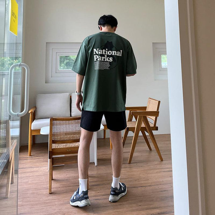 Summer Letter Printing T-shirt