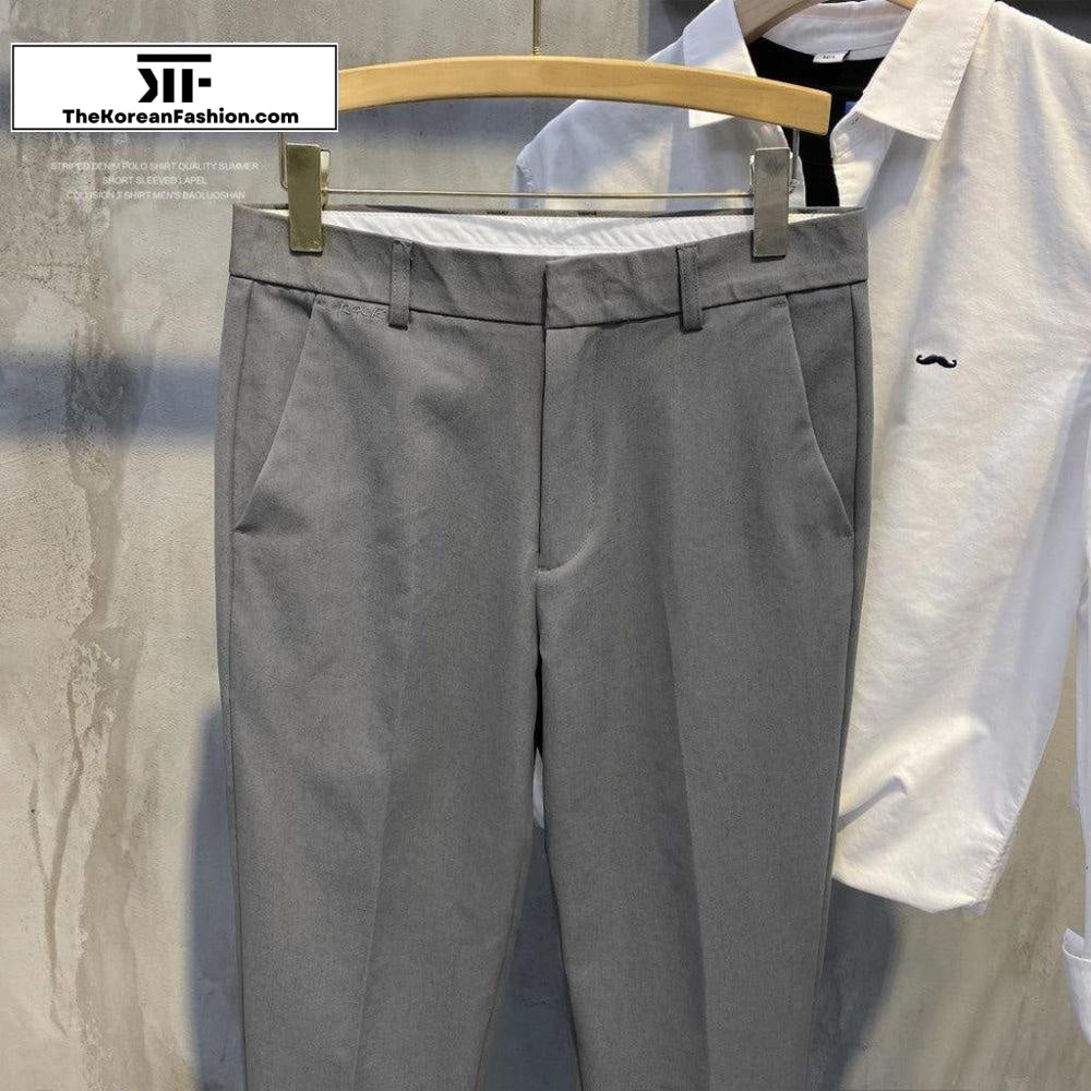 Summer Retro Slim Fit Casual Pants