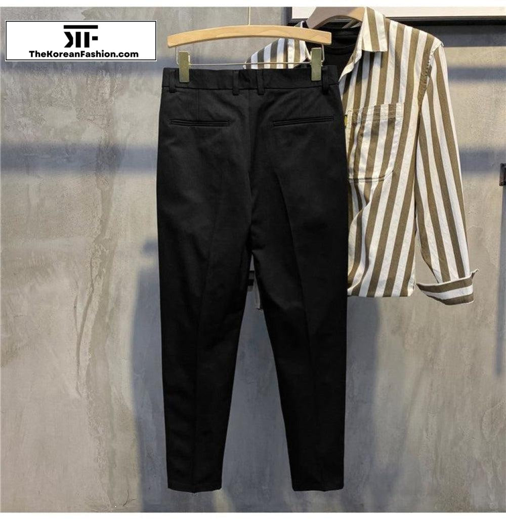 Summer Retro Slim Fit Casual Pants