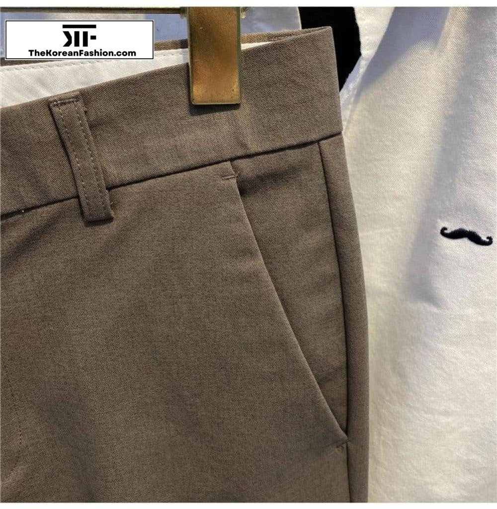 Summer Retro Slim Fit Casual Pants