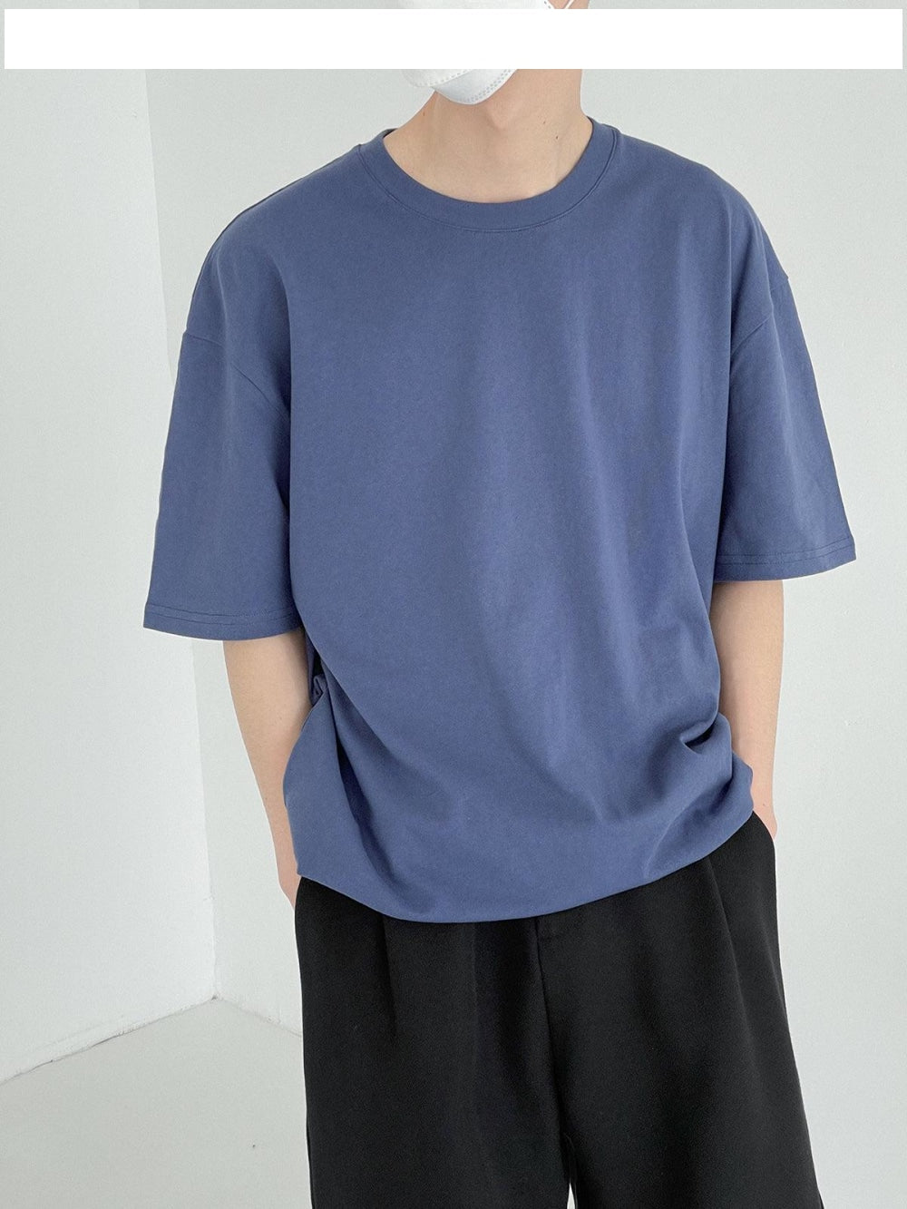 Summer Solid Color Bottoming Shirt