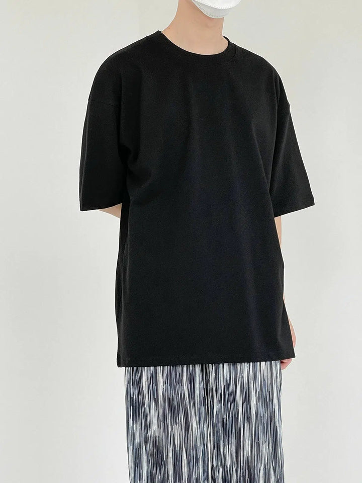 Summer Solid Color Bottoming Shirt