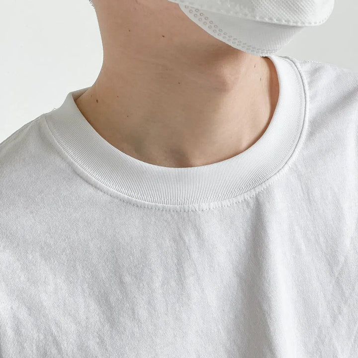 Summer Solid Color Bottoming Shirt