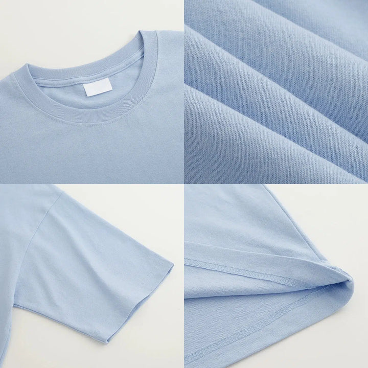 Summer Solid Color Bottoming Shirt