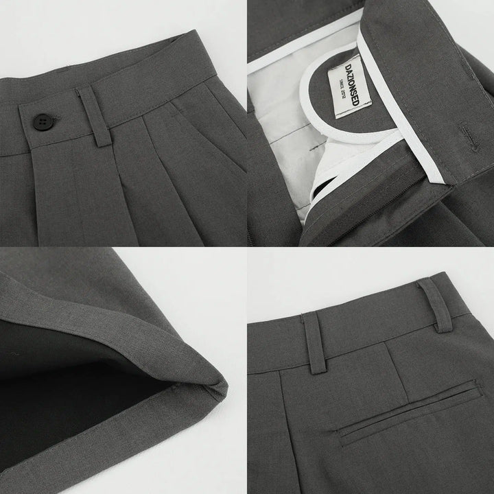 Summer Suit Casual Straight Pants