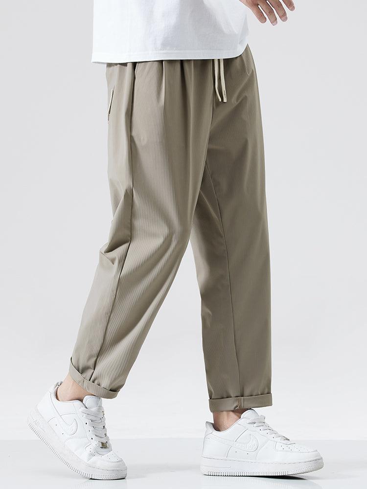 Summer Thin Fabric Cropped Casual Pants