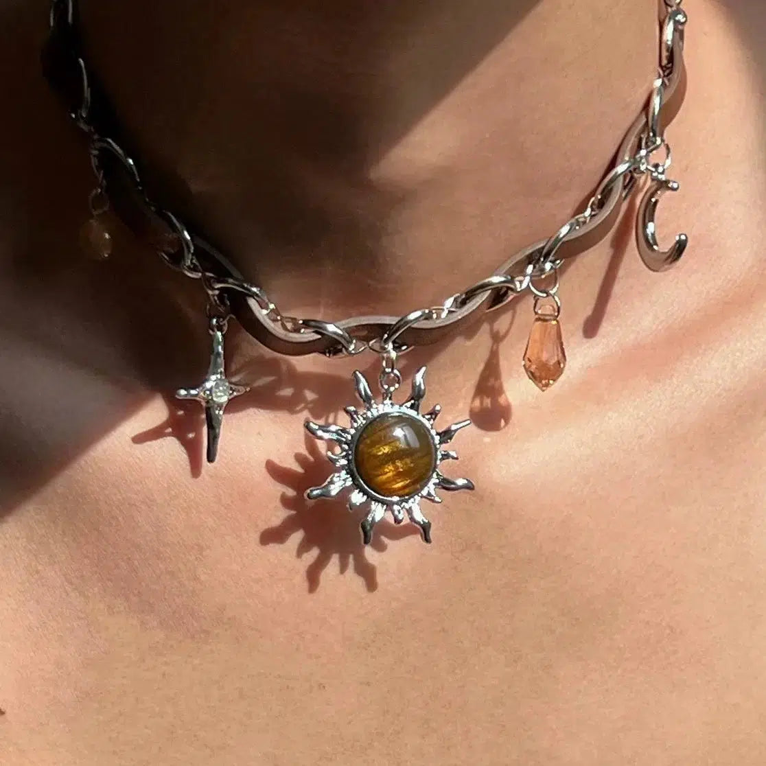 Sun Pendant Necklace