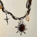 Sun Pendant Necklace