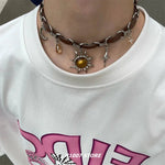 Sun Star Retro Pendant Necklace