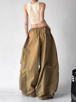 High Waisted Wide Leg Cargo Pants 4
