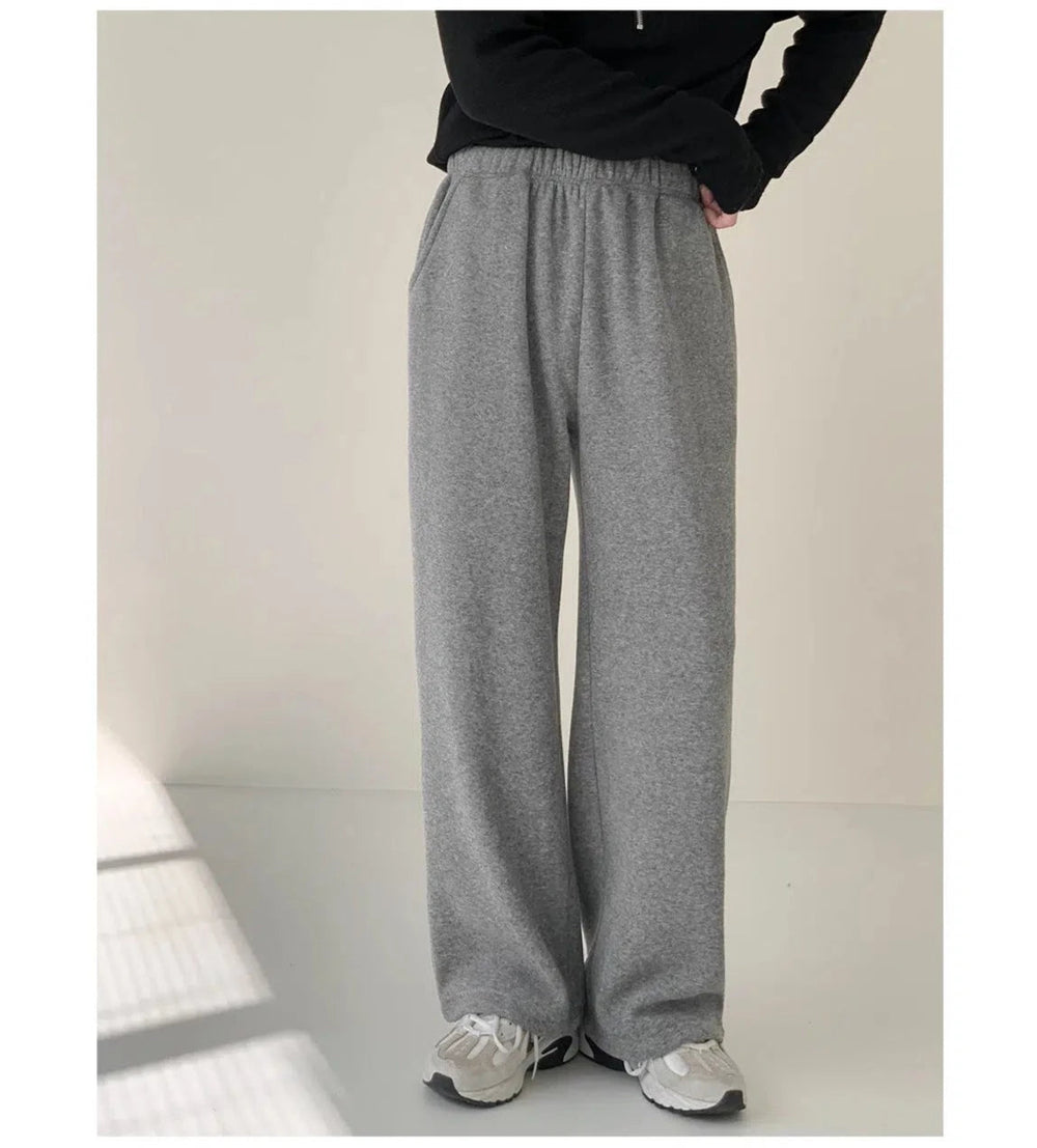 Sweatpants With Velvet Lining