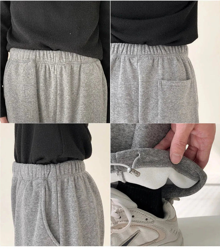 Sweatpants With Velvet Lining