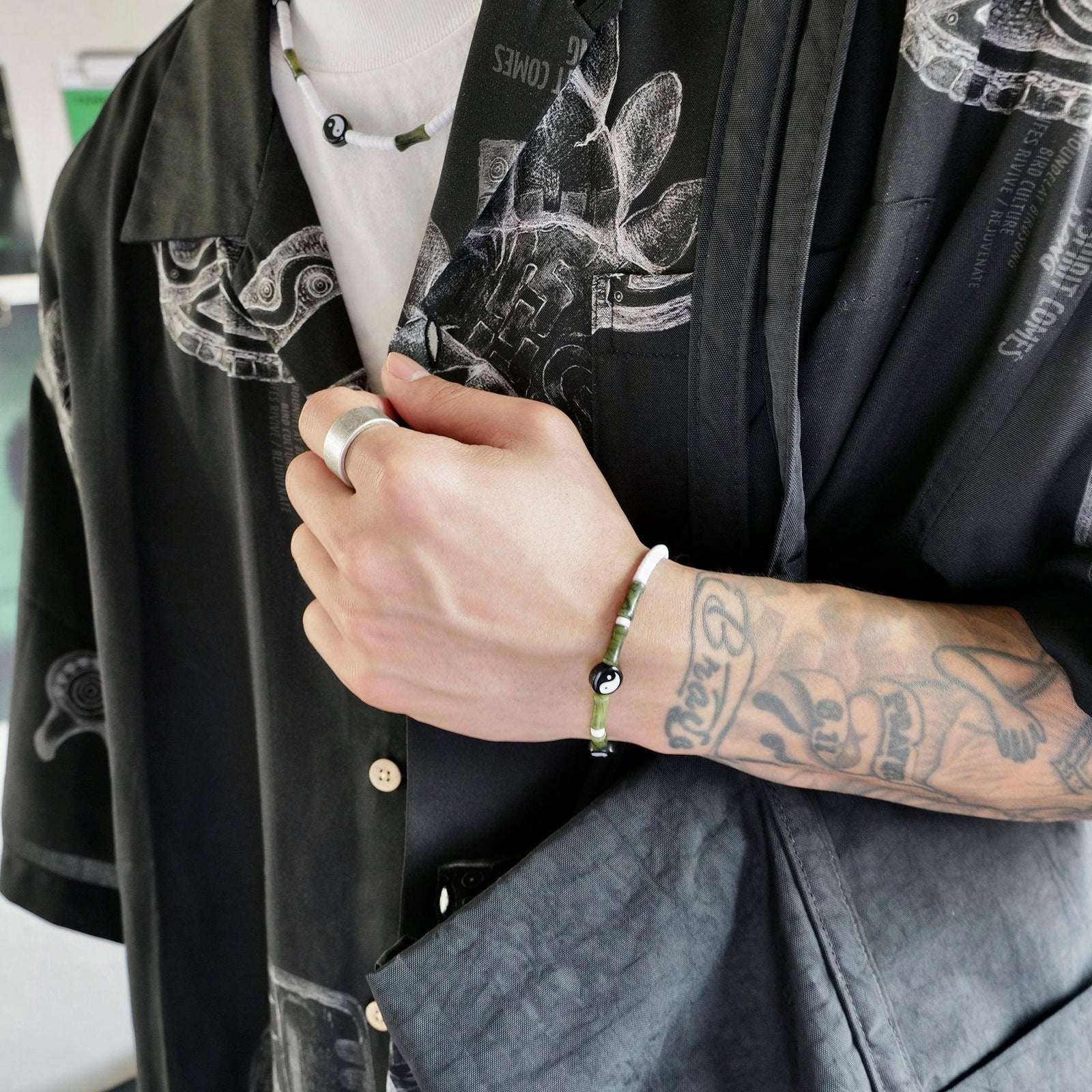 Tai Chi Beads Stitching Bracelet