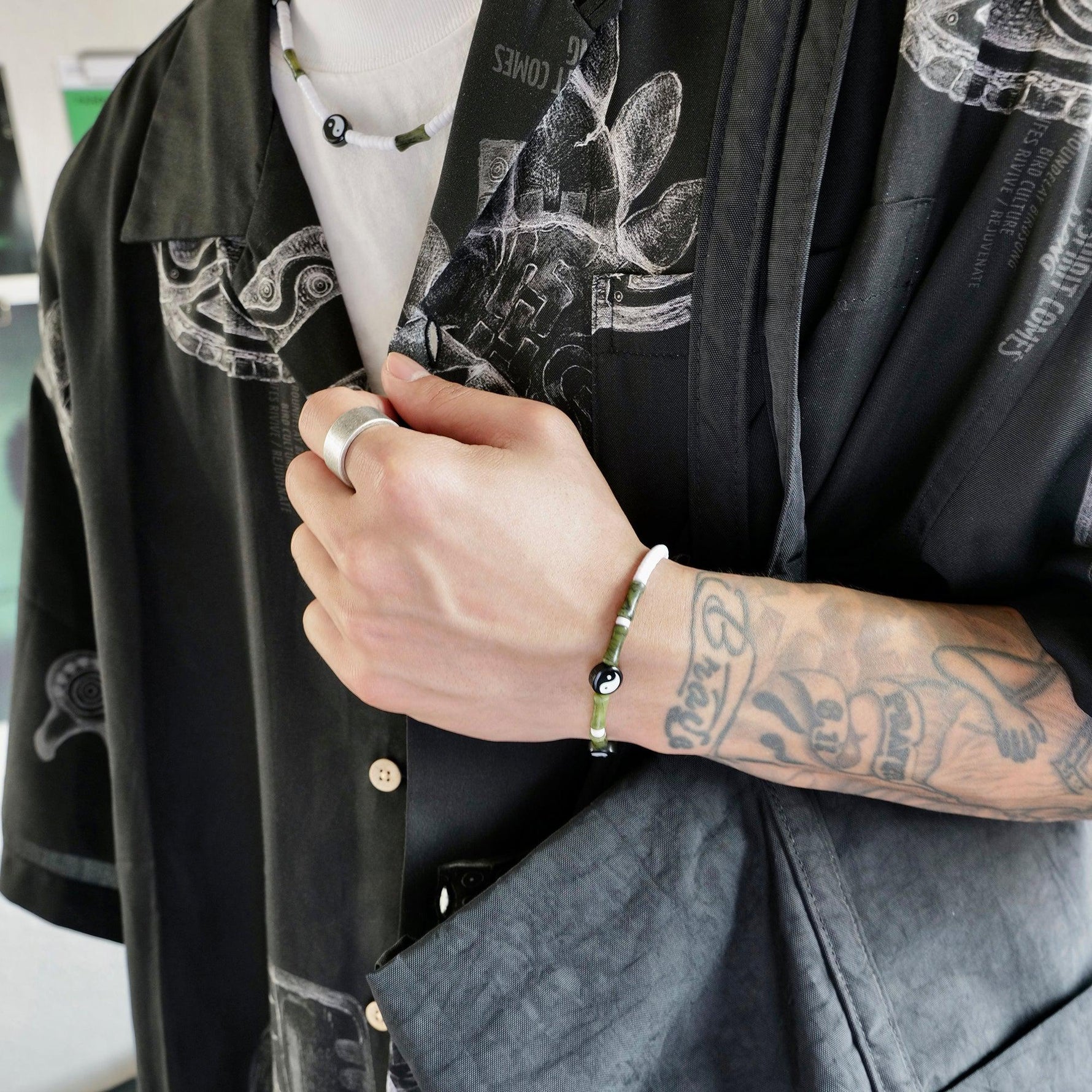 Tai Chi Beads Stitching Bracelet