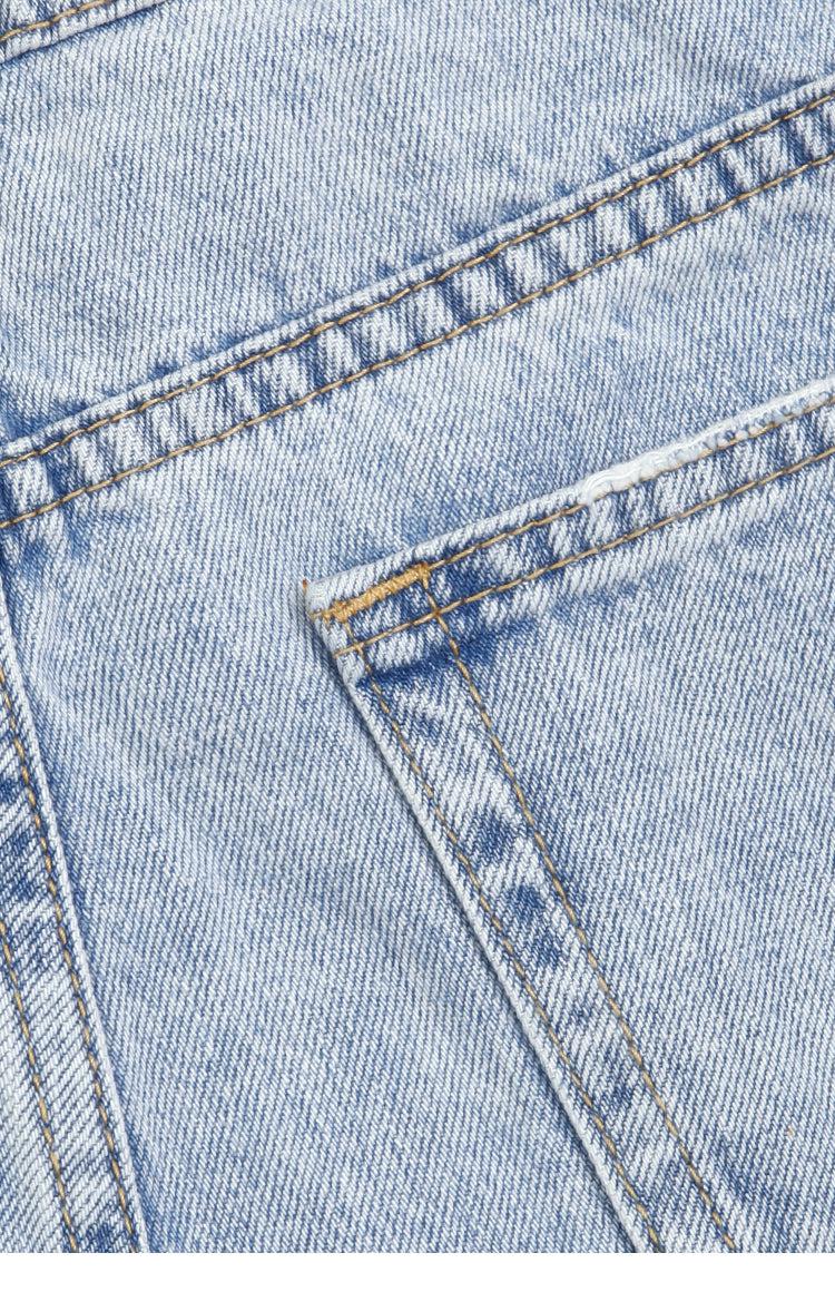 Tapered Carrot Washed Slim Fit Jeans